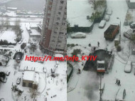 Нашли "подходящее" время: в Киеве дорожники укладывают асфальт прямо в снег (фото и видео)