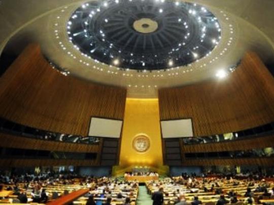 Заседание комитета Генассамблеи ООН