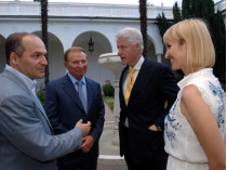 Виктор Пинчук, Леонид Кучма, Елена Пинчук с 42-м президентом США Биллом Клинтоном