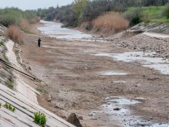Крымский канал без воды