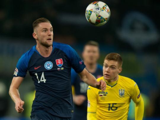 Словакия – Украина – 4:1: видеообзор матча Лиги наций