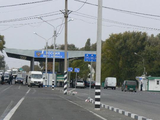 Пункт пропуска на въезде в Крым