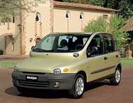 Fiat multipla, словно слепленный из автобуса и легковушки, признан самым уродливым автомобилем на планете