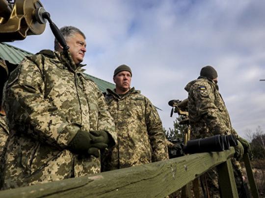 Порошенко подписал указ о введении в Украине военного положения
