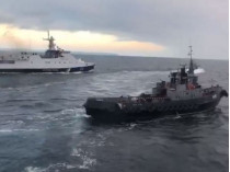 Захват кораблей ВСУ в Азовском море