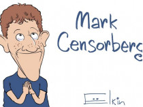 Карикатура Елкина на Марка Цукерберга