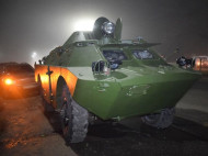 Под Николаевом Honda Accord таранила военный БРДМ (фото)