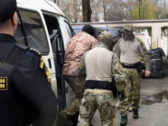 захваченные украинские моряки в СИЗО РФ