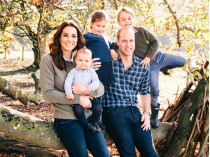 Кейт и Уильям с детьми