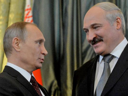 Путин и Луашенко