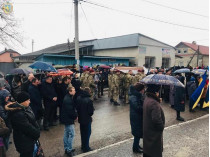 Похороны бойца ВСУ