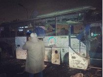Взорванный автобус в Египте