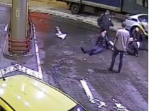 Нападение на автозаправку в Киеве
