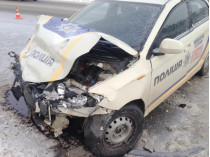 ДТП под Киевом с участием автомобиля полиции охраны