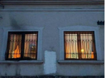 Пожар в здании Союза венгров в Ужгороде