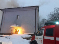Полиция задержала подозреваемого в поджоге здания в Киево-Печерской лавре (фото)