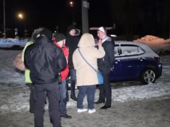 Ночная массовая драка в Киеве 15 января
