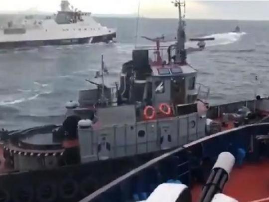 Атака на корабли ВМСУ