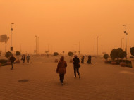 Столицу Египта накрыла сильная песчаная буря (фото, видео)
