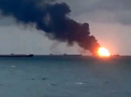 Появилась информация о жертвах пожара в Керченском проливе (видео)