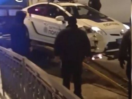 ДТП с полицией в Ровно