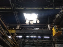Разрушение завода в Харцызске