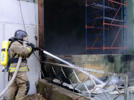 В Одессе – масштабный пожар на складе завода «Полиграфмаш» (фото)