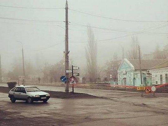 авария на коллекторе в Бердянске