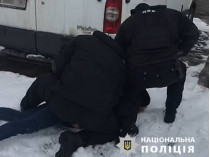 Задержание мошенника в Киеве