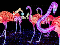 инсталляция фламинго