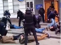 Попытка штурма Подольского райуправления полиции в Киеве