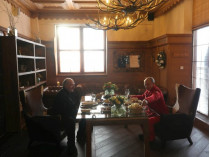 Александр Лукашенко и Владимир Путин ужинают в Сочи