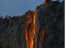 ''Огненный водопад'' в США