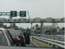 Пункт пропуска на границе с Венгрией