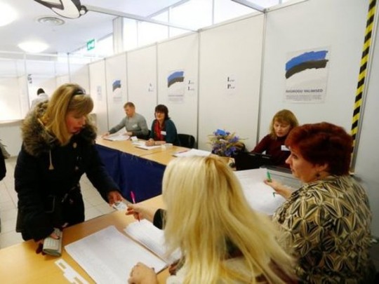 Избирательный участок в Таллине