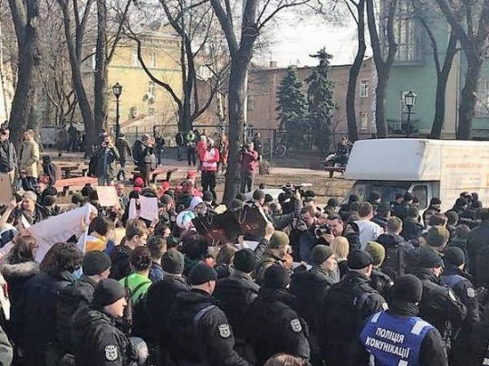 Марш за права женщин в Киеве