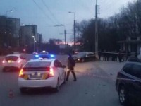 На месте ДТП