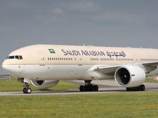 Самолет компании Saudi Arabian Airlines