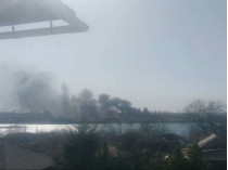пожар в порту под Одессой