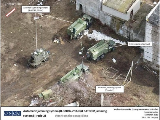 Российское вооружение на Донбассе