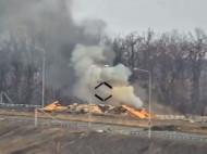 Горело сутки: ВСУ не дали боевикам восстановить позицию под Ясиноватой (видео)