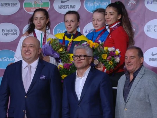 Украинки Ливач, Гусяк и Черкасова стали чемпионками Европы по борьбе