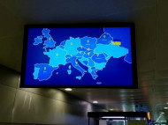 Аэропорт «Борисполь» оскандалился из-за карты Украины без Крыма