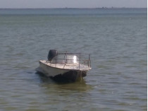 моторная лодка на Сиваше