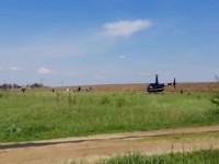 вертолет над кладбищем