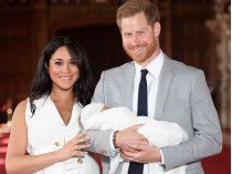 Принц Гарри и Меган Маркл с ребенком