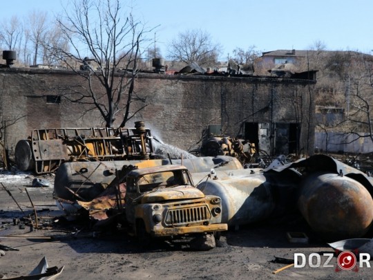 Взрыв АЗС в Кропивницком
