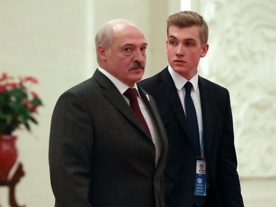 Лукашенко с сыном Колей