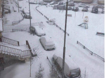снег в России