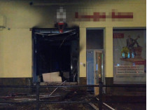 Во Львове сожгли отделение «Альфа-банка»